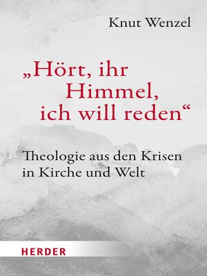 cover image of "Hört, ihr Himmel, ich will reden"